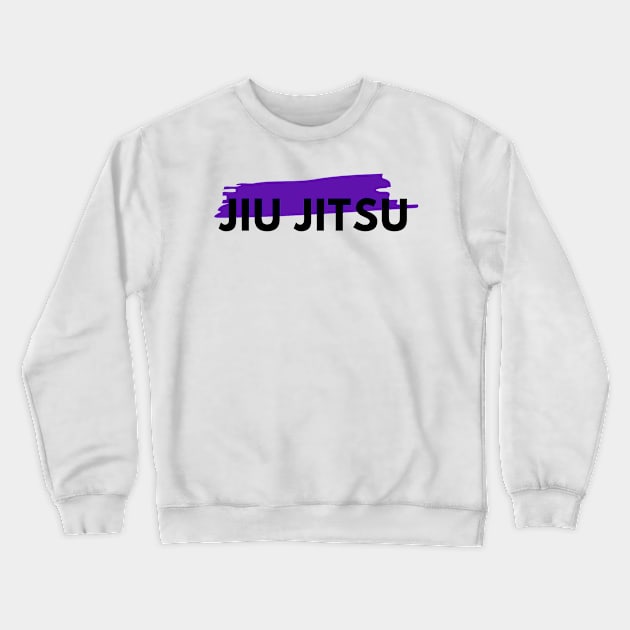 Brazilian Jiu Jitsu BJJ Purple Belt Crewneck Sweatshirt by HootVault